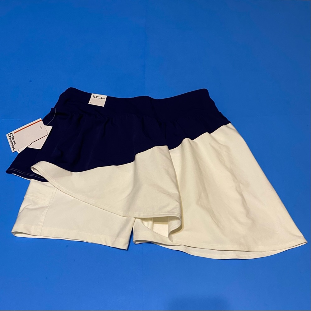 15. NWT! Sports Illustrated blue & white skirts size large - Picture 6 of 7